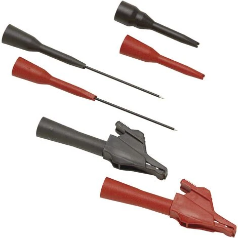 Fluke TP920 Sicherheits-Prüfspitzen-Set Steckanschluss 2 Mm CAT III 300 V Rot, Schwarz 1 St. 1 Fluke TP920 Sicherheits-Prüfspitzen-Set Steckanschluss 2 Mm CAT III 300 V Rot, Schwarz 1 St.