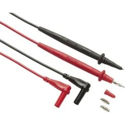 Fluke TL76 Sicherheits-Messleitungs-Set [Prüfspitze - Lamellenstecker 4 Mm] 1.50 M Schwarz, Rot 1 St