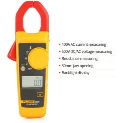 FLUKE F302 + Handklemmenanzeige LCD-Anzeige Digitale Klemme Multimeter Klemmtyp Universalzahler Amperemeter AC / DC-Spannungsmesser 400A Wechselstrom 600V DC / AC-Spannungsklemmenmesser,Orange 9 FLUKE F302 + Handklemmenanzeige LCD-Anzeige Digitale Klemme Multimeter Klemmtyp Universalzahler Amperemeter AC / DC-Spannungsmesser 400A Wechselstrom 600V DC / AC-Spannungsklemmenmesser,Orange -FLUKE Shop 33166008 5