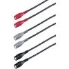 Fluke PM9092 BNC-Messleitungs-Set 0.50 M Rot, Schwarz, Grau
