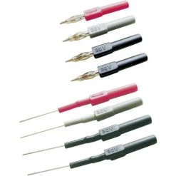 Fluke TAS90 Sicherheits-Messleitung [Stecker 4 Mm - Buchse 4 Mm] Rot, Grau, Schwarz 1 St.