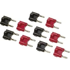 Fluke BP980 Messadapter Buchse 4 Mm, Schraubklemmen - Bananenstecker 4 Mm Stapelbar Rot, Schwarz