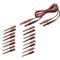 Fluke TL82 Messleitungs-Set [Lamellenstecker 4 Mm - Lamellenstecker 4 Mm] Rot, Schwarz 1 St.