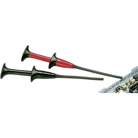 Fluke AC283A Sicherheits-Abgreifklemmen-Set Buchse 4 Mm CAT IV 600 V, CAT III 1000 V Rot, Schwarz 2 Fluke AC283A Sicherheits-Abgreifklemmen-Set Buchse 4 Mm CAT IV 600 V, CAT III 1000 V Rot, Schwarz – Bild 2