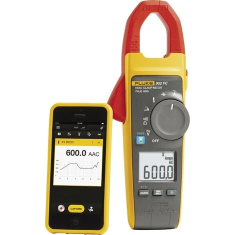 Fluke 4695814 Stromzange, Hand-Multimeter Digital CAT III 600 V, CAT IV 300 V Anzeige (Counts): 60 1 Fluke 4695814 Stromzange, Hand-Multimeter Digital CAT III 600 V, CAT IV 300 V Anzeige (Counts): 60