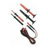 SATZ SICHERHEITSLEITUNGEN FLUKE TL223-1 [ BANANA M LE 4 MM - BANANA M LE 4 MM] 1,50 M SCHWARZ, ROT 3971191