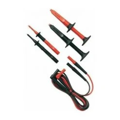 SATZ SICHERHEITSLEITUNGEN FLUKE TL223-1 [ BANANA M LE 4 MM - BANANA M LE 4 MM] 1,50 M SCHWARZ, ROT 3971191