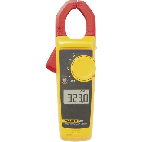 Fluke 323 Stromzange, Hand-Multimeter Digital CAT III 600 V, CAT IV 300 V Anzeige (Counts): 4000 1 Fluke 323 Stromzange, Hand-Multimeter Digital CAT III 600 V, CAT IV 300 V Anzeige (Counts): 4000